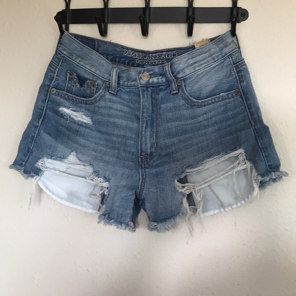 High rise shorts